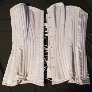 20" Satin Steel Boned Corset